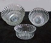 Salad bowl and Fruit plate